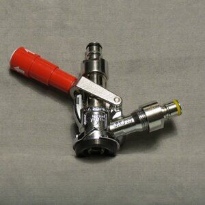 *Micro Matic Red Handle Beer Keg Coupler "D" System w/attachments